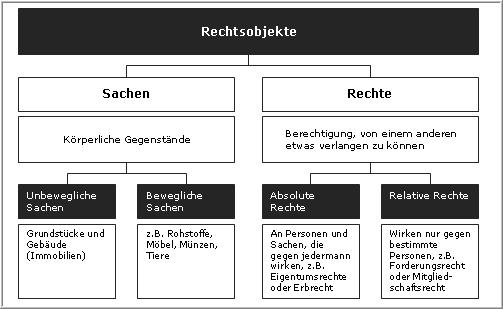 Rechtsobjekt oder Rechtsgegenstand ist jedes Gut, auf das sich die rechtliche Herrschaftsmacht des Rechtssubjekts, d.h. natürlicher oder juristischer Personen, erstrecken kann.