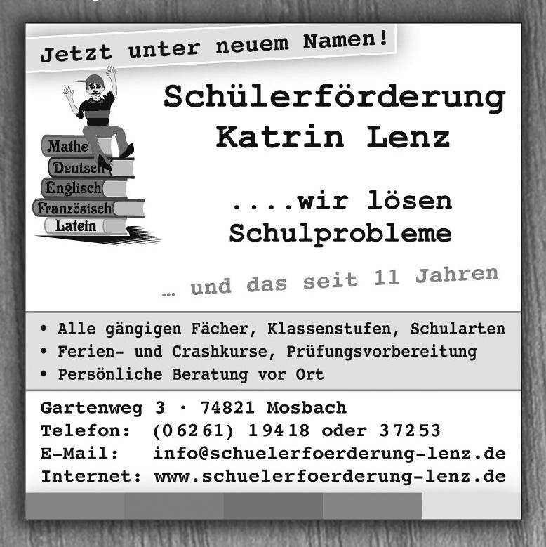 13, Gundelsheim 06269 428860 oder 0172 6488581 Montag - Freitag 9.00 bis 16.00 Uhr - keine Werksvertretung - NEU!