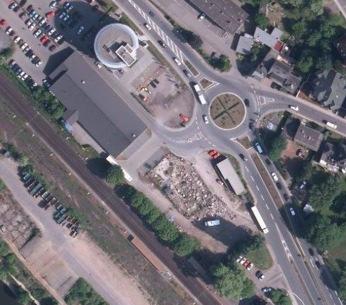 KEVAG-Gelände ; Quelle Luftbild: LANIS RLP, Lidl-Markt Entwicklungspotential: Mit einer Flächen von ca. 2.700 m 2, die unter Einbeziehung angrenzender ungenutzter Bahnflächen auf 3.