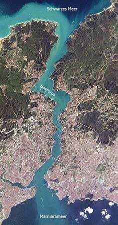 Bosporus aus Wikipedia, der freien Enzyklopädie Bosporus Der Bosporus, im unteren Teil des Bildes