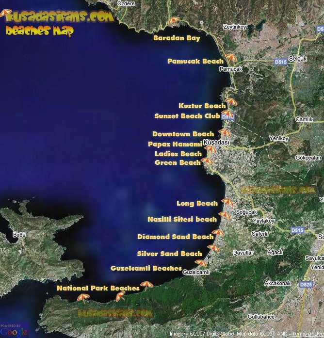 Kuşadası aus Wikipedia, der freien Enzyklopädie Kuşadası (türkisch für Vogelinsel) ist eine Kreisstadt an der türkischen Ägäisküste in der Provinz Aydın, etwa 100 km südlich von Đzmir.