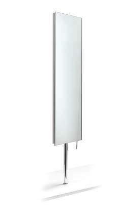 steel Miroir pivotant, fixation sur plan, derrière en acier Drehbarer Spiegel für Tisch Montage, Rückseite auf Edelstahl 280 1074 30.09.17.