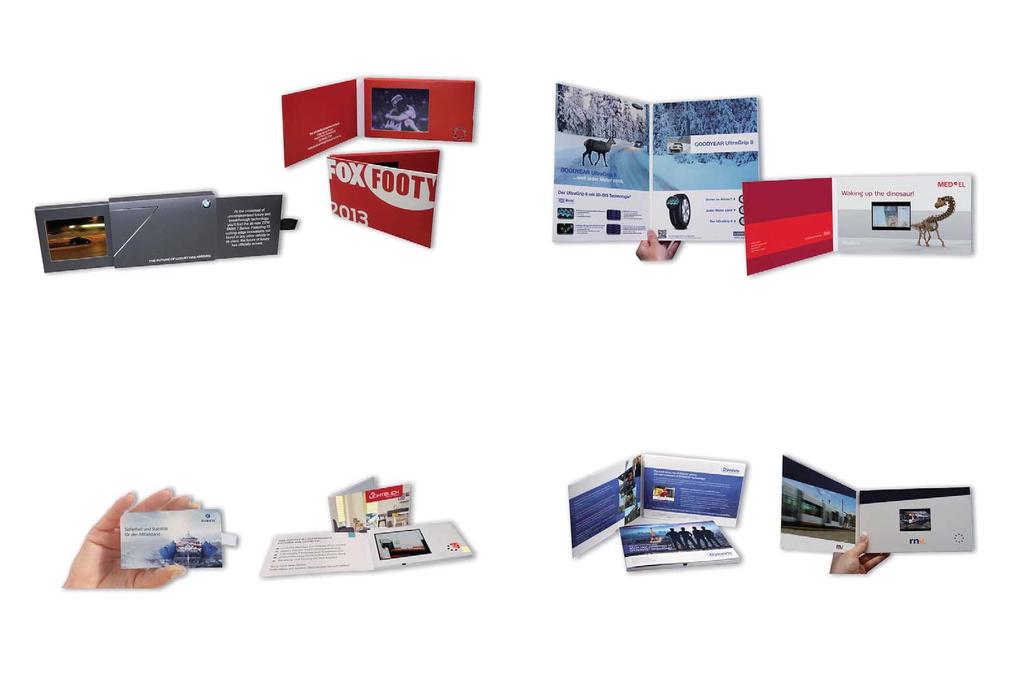VIDEOcards Business VIDEOcards VIDEOcards 2,4 VIDEOcards mit Slide-Effekt with Slide Effect Art.Nr.