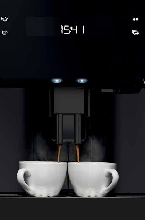 KAFFEE KAFFEEVOLLAUTOMATEN UN CAFFÈ PER FAVORE Einfach Ihren italienischen Lieblingskaffee auswählen, den Rest übernimmt Ihr neuer