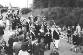 60 Jahre Schützengemeinschaft Meschede-Nord e.v. Eine etwa 20 Mann starke Gruppe junger Burschen von der Wald- und Lagerstraße beschloss im Jahr 1948 ein kleines Schützenfest im Walde zu feiern.
