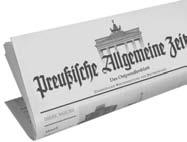 Als Dankeschön dafür erhalten en Sie die Lebensgeschichten von 20 großen Preußen oder abonnieren Sie jetzt die PAZ für ein Jahr und erhalten das einzigartige ost- preußische Schlemmerpaket als Prämie