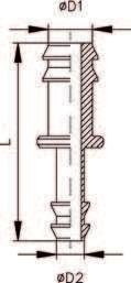 Stecknippel-Einschraubverschraubung plug nipple connection ØD G L SW 3 M5 17 8