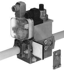 .. Gasdruckregelgerät mit integriertem Gas pressure regulator with