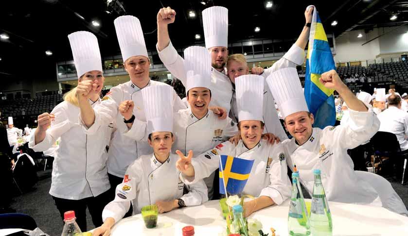 .So sehen Sieger aus: Bei der letzten Koch-Olympiade 2012 gewann Schweden. Damit sind sie dieses Jahr Titelverteidiger.. Hier kommt viel Gutes zusammen.