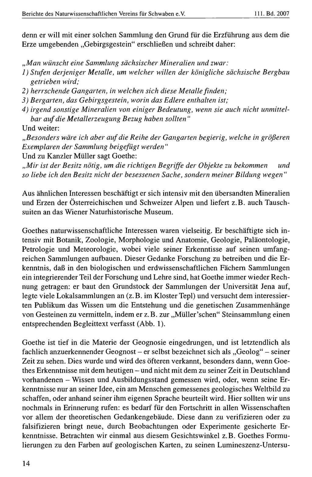 Berichte des Naturwissenschaftlichen Vereins für Schwaben e.v. 111. Bd.