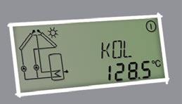 Der Regler verfügt über vier für Pt1000-Temperatursensoren und zwei Halbleiterrelaisausgänge mit zahlreichen Funktionen. Zentrales Bedienelement ist das Taster-Feld unter dem Display.