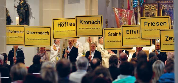 4 10 Jahre Pfarreiengemeinschaft Kronach Pfarreiengemeinschaft Kronach feierte 10jähriges Festgottesdienst in der Stadtpfarrkirche Kronach und Begegnung in der Kühnlenzpassage Kronach.
