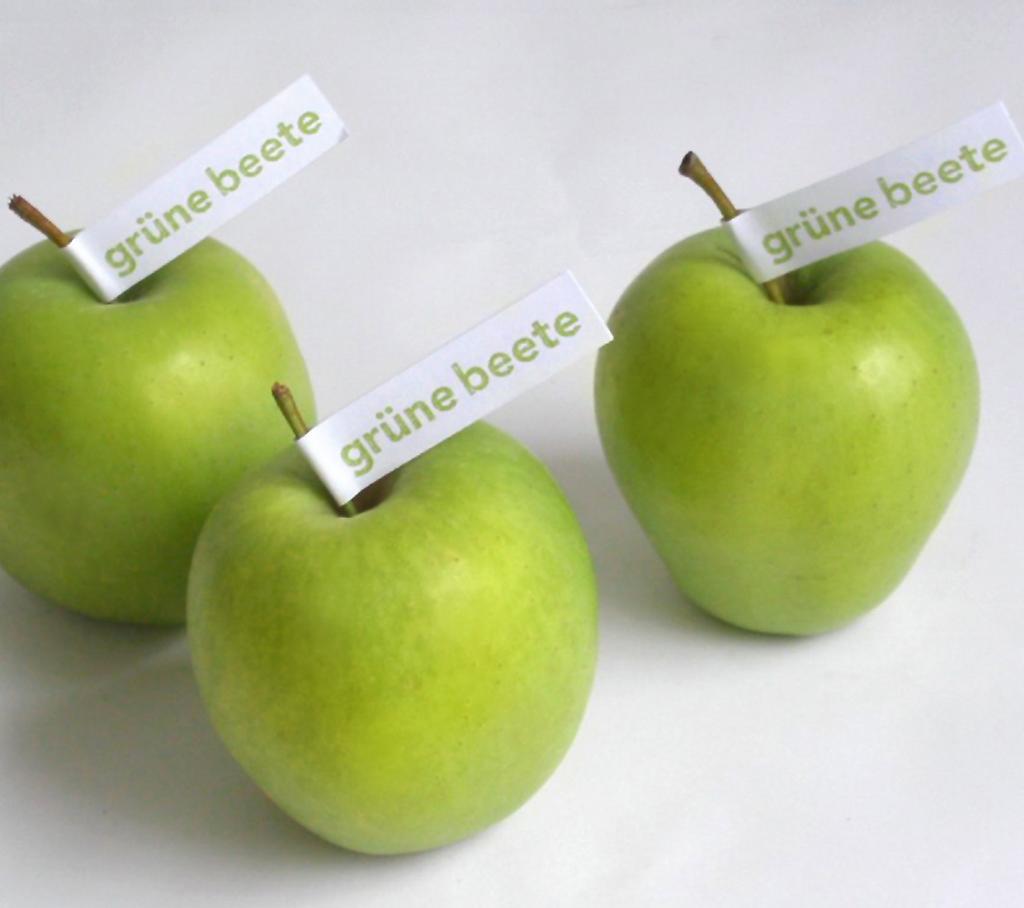 Grüne Beete Obst- & Gemüseladen 2004: Entwicklung eines Ladenkonzepts mit Geschäftsausstattung, Verpackung und einer Promotionaktion.