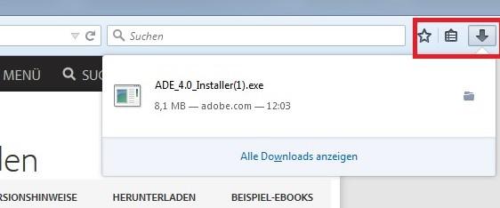 Downloadlink erscheint eine Sicherheitsabfrage, diese mit einem Klick auf Datei speichern bestätigen  Sollten Sie nicht