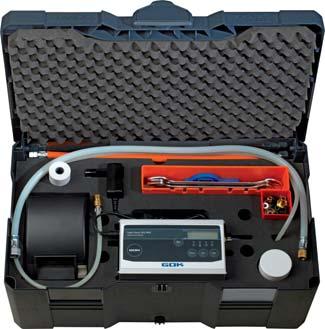 Electronic test device Leak Check LPG PRO for caravan and marine with all the necessary parts to check for leaks in LPG installations in leisure vehicles according to German DVGW G 607 and in small