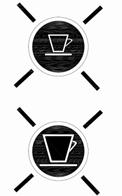 3. Kaffeevorbereitung I. Siehe Abbildungen unten: W e n n z wei Kaffeetasten blinken, bedeutet das, dass sich die Maschine erwärmt.