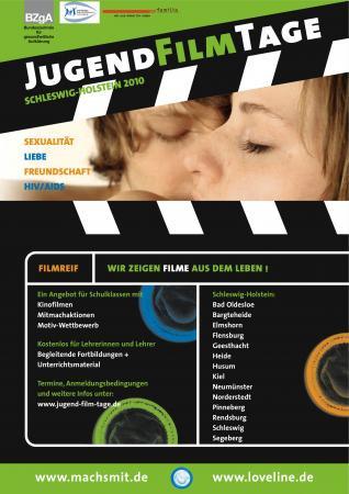 Jugendfilmtage 2005 2008 2010 Sind ein öffentlichkeitswirksamer Impuls für die regionale Aufklärungsarbeit Motivieren Jugendliche, sich persönlich und handlungs-orientiert mit Sexualität, Liebe,