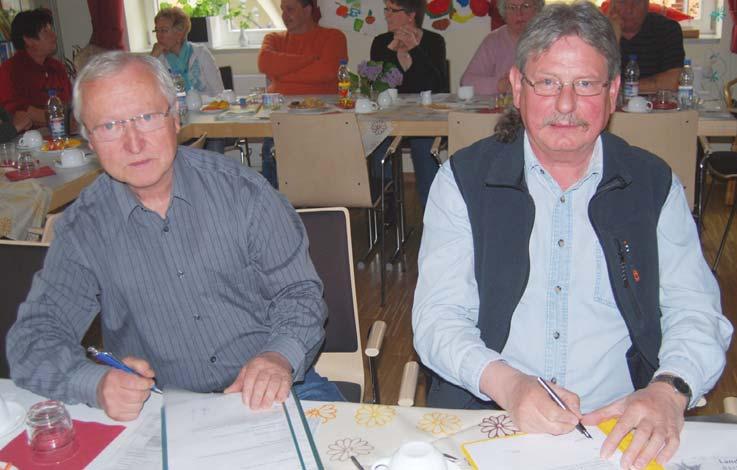 Im Blickpunkt 11 Gemeinde und Kleingärtner Hand in Hand Barlebens Bürgermeister Franz-Ulrich Keindorff trifft sich mindestens einmal im Jahr auch mit den Vorsitzenden der in der Region beheimateten