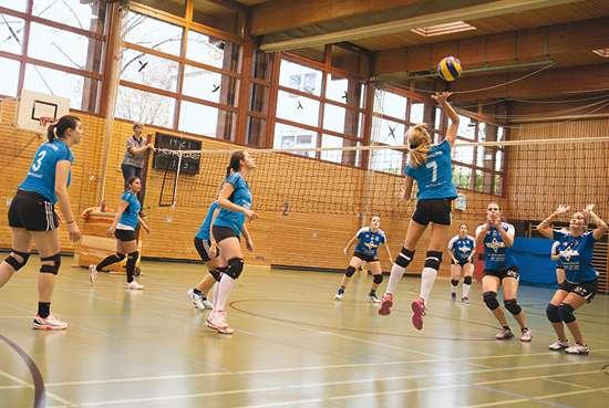 Volleyball Trainingszeiten Jugend & Aktive Montag: Anfänger weiblich zwischen 11 bis 16 Jahre 18:30 bis 20:00