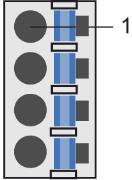 2 Zu verwendende Steckverbinder Steckverbinder: X1-X2: Steckverbinder mit Federzugklemme (im Lieferumfang enthalten) Anschlussvermögen: Abisolierlänge: Steckrichtung: Leiterquerschnitt starr: 0,2-1,5
