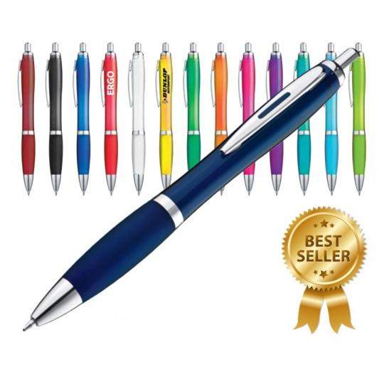 Kugelschreiber Jazzy transparent Beliebter Druckkugelschreiber mit TOP Preis-/Leistungsverhältnis in 14 verschiedenen halbtransparenten Farben.