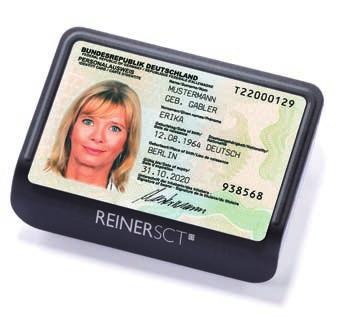 Der Basisleser für Einsteiger Der cyberjack RFID basis wurde primär für die Nutzung des elektronischen Identitätsnachweises mit dem neuen Personalausweis entworfen, bei dem der npa als Ausweis im