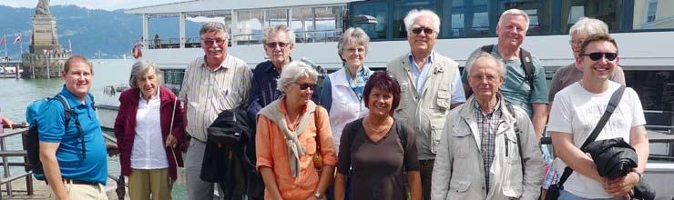 Kreisverbände 19 Strom der Farbe des Emil Nolde Es machten sich 17 Mitglieder des Kreisverbandes Marktoberdorf mit dem Zug auf zu ihrem alljährlichen Ausflug, heuer mit dem Ziel Lindau im Bodensee.
