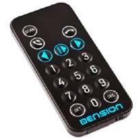 4. Nutzung mit Bluetooth oder optionalen Fernbedienung (D_BRC1DAB) Die Bluetooth Fernbedienung für DAB ist optionales Zubehör für Dension DAB+A und DAB+M Geräte.