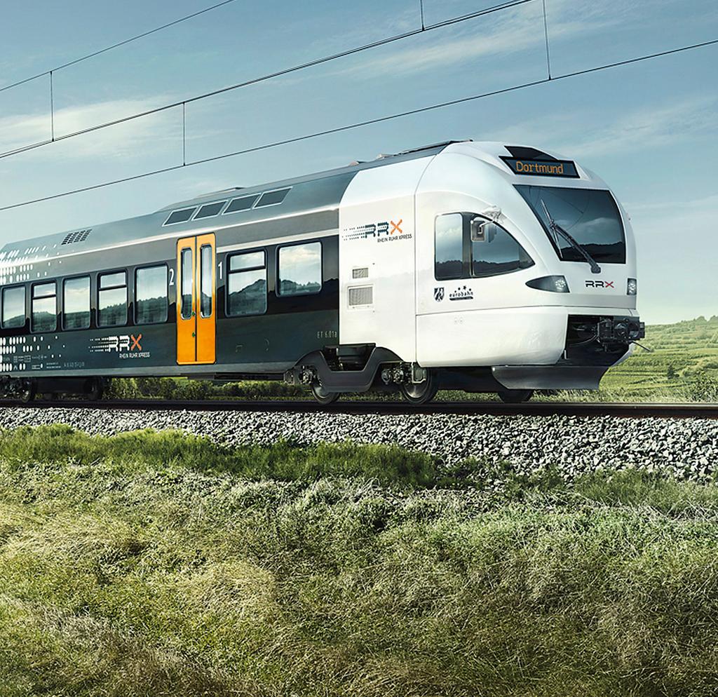 SPNV-Aufgabenträger und Land NRW geben grünes Licht für das NRW-RRX-Modell Mit dem Rhein-Ruhr-Express (RRX) verfolgen die nordrhein-westfälischen SPNV-Aufgabenträger VRR, Zweckverband Nahverkehr