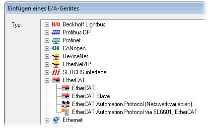Der Online-Scan-Vorgang setzt sich zusammen aus: Erkennen des EtherCAT-Gerätes [} 86] (Ethernet-Port am IPC) Erkennen der angeschlossenen EtherCAT-Teilnehmer [} 87].