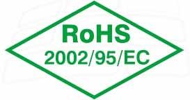 Technische Informationen RoHS-Konformitätserklärung Die neuen Entwicklungen in Europa führen zu stets wachsendem Bewusstsein im Umgang mit umweltrelevanten Stoffen.