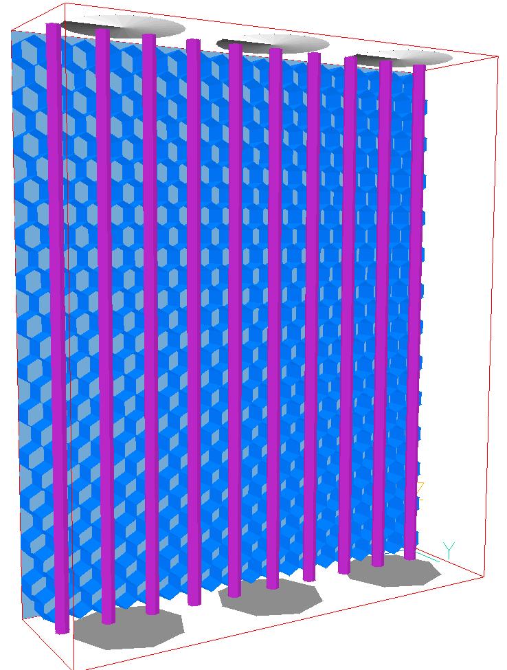 23.09.2015 Projekt Tunnelkassetten 16 Simulation Einzelkassette: Variante Paddock-Platten Ziel: Viel Oberfläche S = 5.6*Grundfläche, d.h. bei (BxH): 1m x 1.2m: 6.72m².