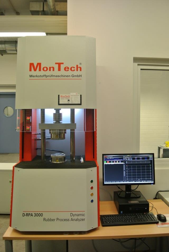 Analysemethode Rubber Process Analyzer Umfassende Charakterisierung von Polymeren mit Hilfe des Rubber Process Analyzer der Firma MonTech Ein Rubber Process Analyzer D-RPA 3000 der Firma MonTech