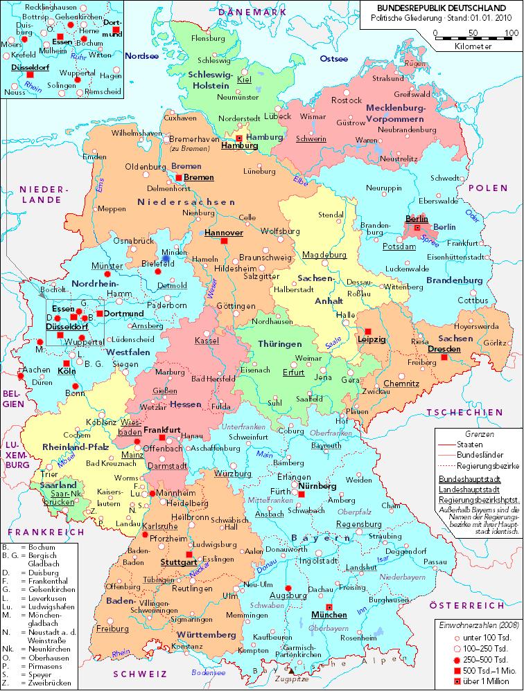 Bundesrepublik Deutschland Karte: Wikipedia DE 17.04.