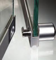 Die Anschlag- und Staubschutzeinlage ist eine optimale Pufferzone zwischen Glas und Metall und sorgt für