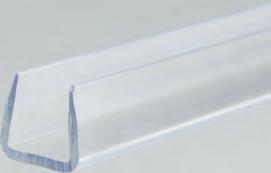 wasserverdünnbaren Acrylat-Lacken und konventionellen lösungsmittelhaltigen Alkydharz- Lacken; bis 3 Jahre Lagerfähigkeit bei +20 Grad 13822 Glaskantenschutzprofil 3000 mm für 10