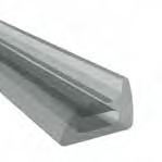 6 Zubehör Wandanschlussprofile 617520 Vitris Boden-Wand-Profil (U-Profil) Höhe 16 mm, Breite 22 mm 5996 mm Lager- &