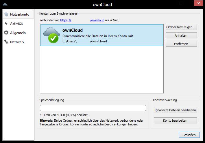Desktop Clients owncloud Sync Clients sind Desktop Programme für Windows, Linux und Mac um alle Dateien und deren Änderungen automatisch zu synchronisieren. Sie sind verfügbar unter: http://owncloud.