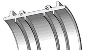 eingesetzt werden. Gripping Clamps in NW36 are available with plastic closure (PASSB-36K) or with screw closure (PASSB-36S).