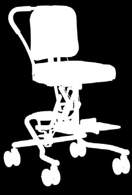 Je nach Unterstützungsbedarf des Nutzers kann der Stuhl mit