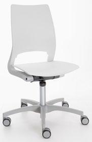FÖRDERT DIE BEWEGUNG Xact ist ein stabiler und leicht beweglicher Stuhl mit geringem Gewicht.