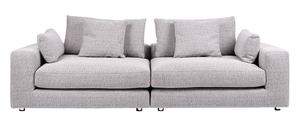 Sofa Karibik, 220x58x115 cm, Bezug: Stoff, Gestell: Metall, div.