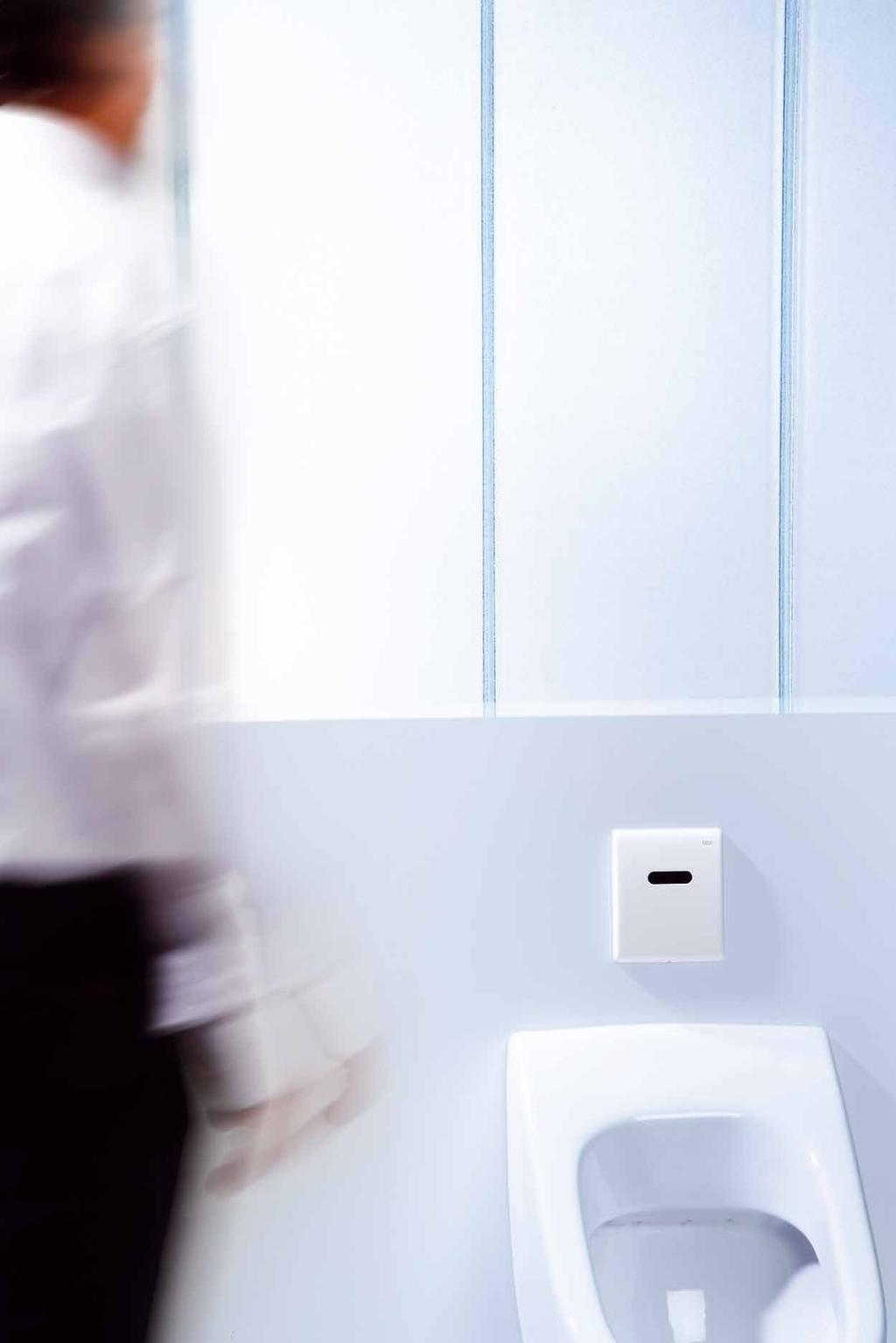 Elektronische Urinalspüler Der elektronische Urinalspüler von exakte TECE