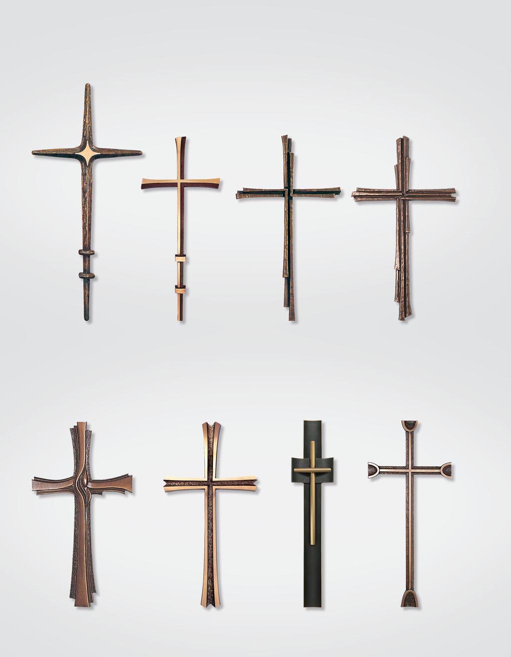 Kreuze aufliegend Nr. 60160»Kreuz mit Halter«51x24 cm 66x32 cm 86x32 cm 101x35 cm Nr. 61900»Kreuz mit Halter«60x 20 cm 60x 25 cm 70x 30 cm Nr.