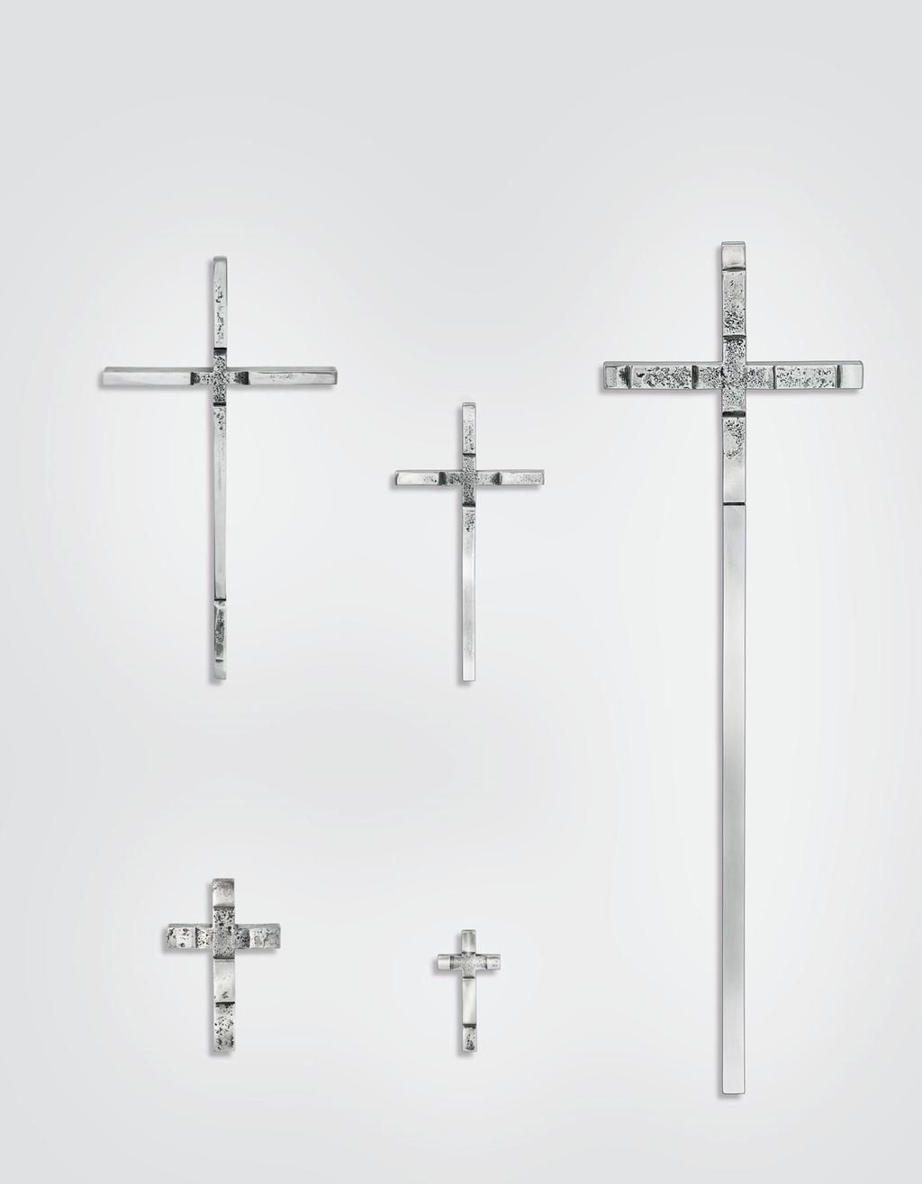 Kreuze aufliegend Nr. 20728 Edelstahl 40x 21x 3 cm Nr.