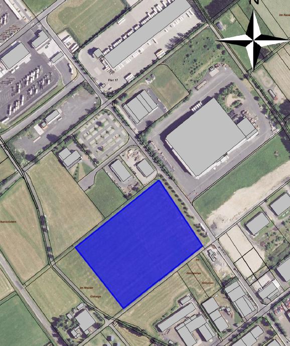 Frei verfügbare Flächen: Nur eine öffentlich zu vermarktende Fläche (HLG) in Größe von 29.997 m² (derzeit mit Kaufoption bis zum 31. März 2014 belegt). Nördlich gelegene Freifläche (15.