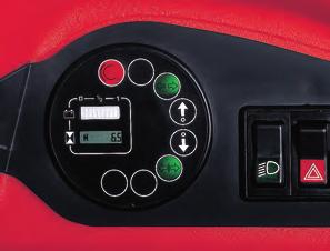 Drei voneinander unabhängige Bremssysteme sorgen für optimalen Schutz für den Bediener und die Anhängelast in jeder Fahrsituation.