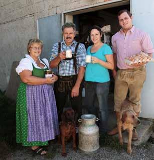 1 Ab-Hof-Verkauf Geyer - Anton und Andrea Geyer Wir sind ein bäuerlicher Familienbetrieb in Dornbach. Täglich frisch bieten wir in unserem Ab-Hof-Verkauf Milch und Eier von unserem Bauernhof.