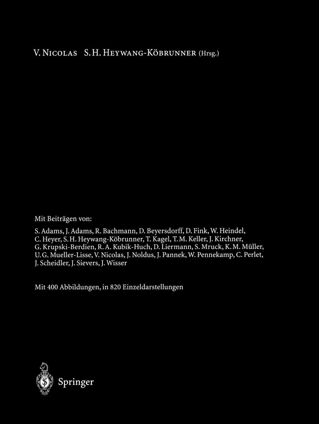 v. NICOLAS S. H. HEYWANG-KOBRUNNER (Hrsg.
