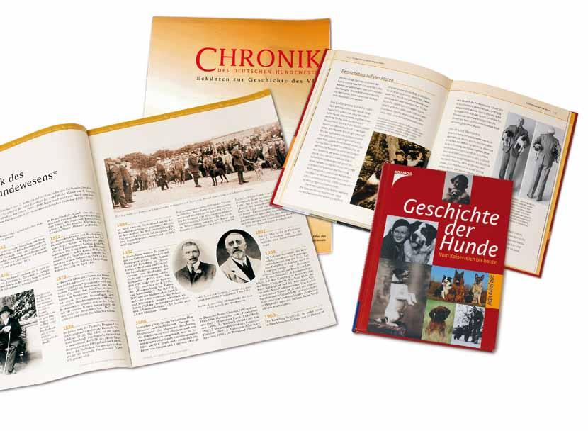 100 Jahre deutsches Hundewesen wurden auch entsprechend dokumentiert. In Kooperation mit dem Kosmos-Verlag wurde erstmalig ein Buch zur Geschichte des Hundes in Deutschland veröffentlicht. 3.